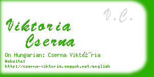 viktoria cserna business card